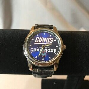 NFL New York Giants Super Bowl Champion 2008 Giants Patriots Watch
